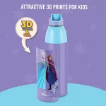 CELLO Kidzbee Uranus 900 Frozen Trio Water Bottle 680ml | Insulated Kids Bottle | Leak Proof Flip Cap | BPA Free - Image 5
