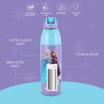 CELLO Kidzbee Uranus 900 Frozen Trio Water Bottle 680ml | Insulated Kids Bottle | Leak Proof Flip Cap | BPA Free - Image 3