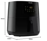PHILIPS HD9252/90 Digital Air fryer | 4.1L Capacity | Touch Panel | Rapid Air Technology | Adjustable Temperature Control | Compact Design |100% Food Safe - Image 3