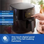 PHILIPS HD9252/90 Digital Air fryer | 4.1L Capacity | Touch Panel | Rapid Air Technology | Adjustable Temperature Control | Compact Design |100% Food Safe - Image 5
