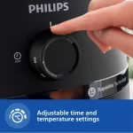 PHILIPS NA130/00, 6.2 Litre Extra Large Air Fryer, 1700W, RapidAir Technology, Analog Controls, Black - Image 4