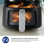 PHILIPS NA221/00 Air Fryer | 4.2L |1500W | Rapid Air Technology | Digital Touch Screen | 13 Presets | 80–200°C | Black - Image 2
