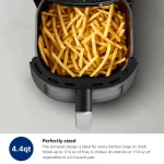 PHILIPS NA221/00 Air Fryer | 4.2L |1500W | Rapid Air Technology | Digital Touch Screen | 13 Presets | 80–200°C | Black - Image 3